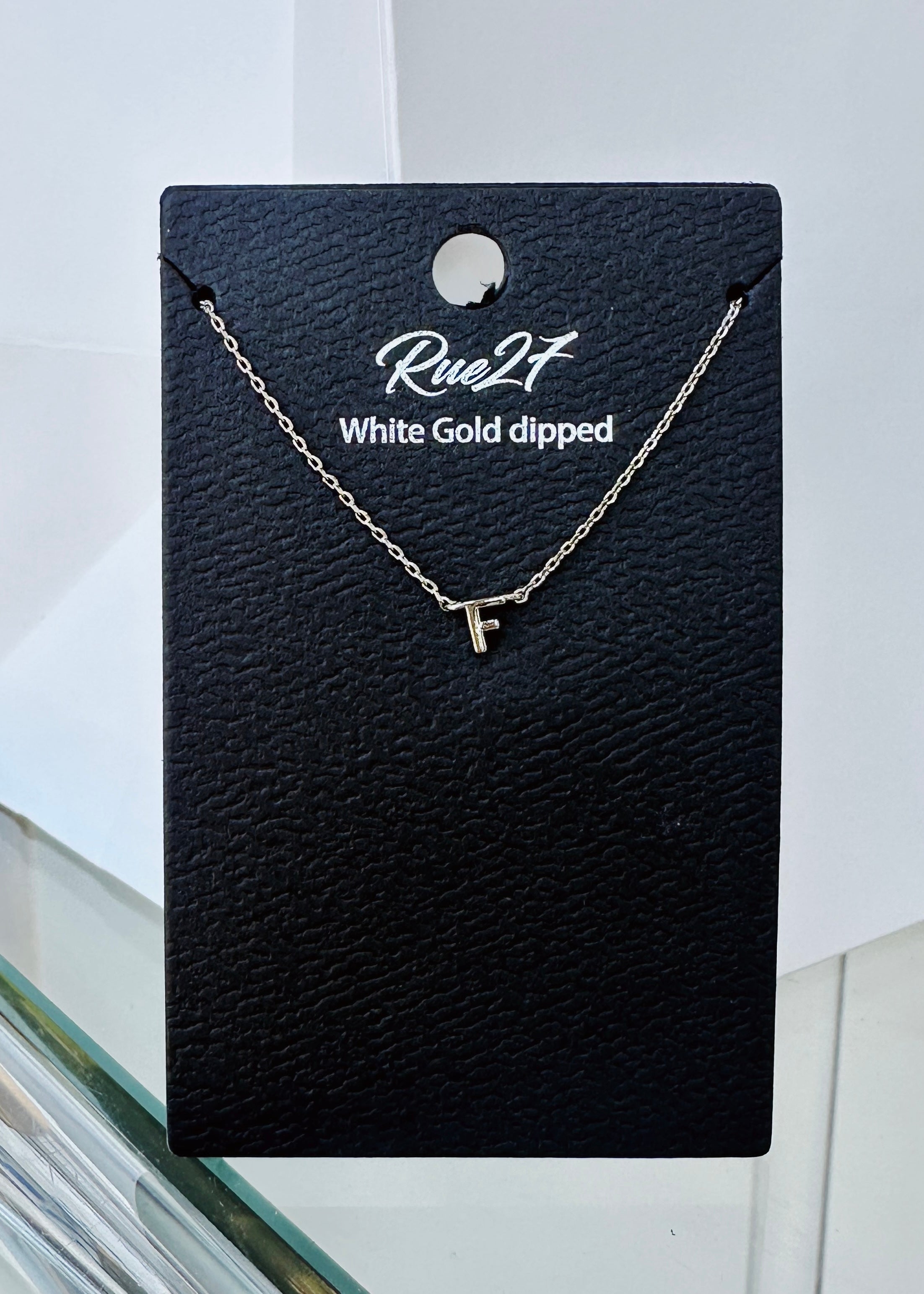 Initial Gold Dipped Necklace