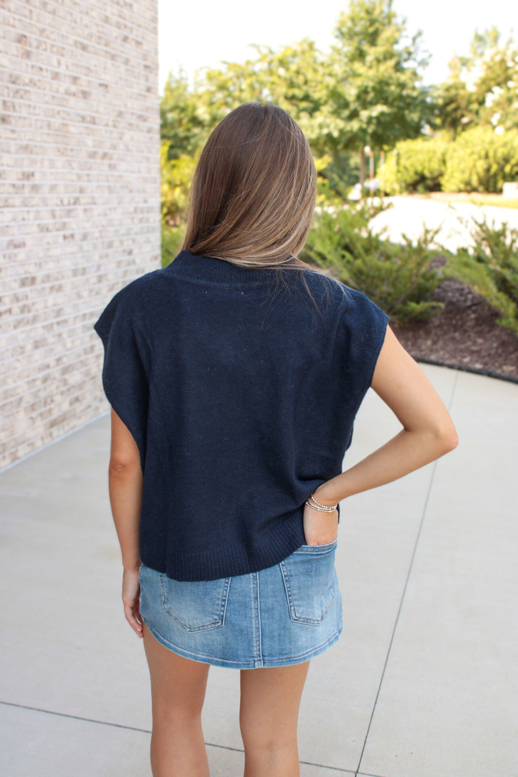 Gameday Sleeveless Knit Top