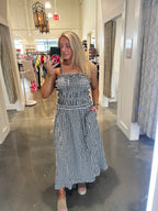 Ella Gingham Maxi Dress