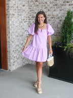 Eliana Knotted Neck Mini Dress