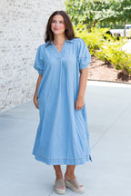 Luna Puff Sleeve Maxi Dress