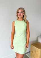 Sienna Eyelet Lace Mini Dress