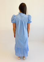 Holland Puff Sleeve Midi Dress