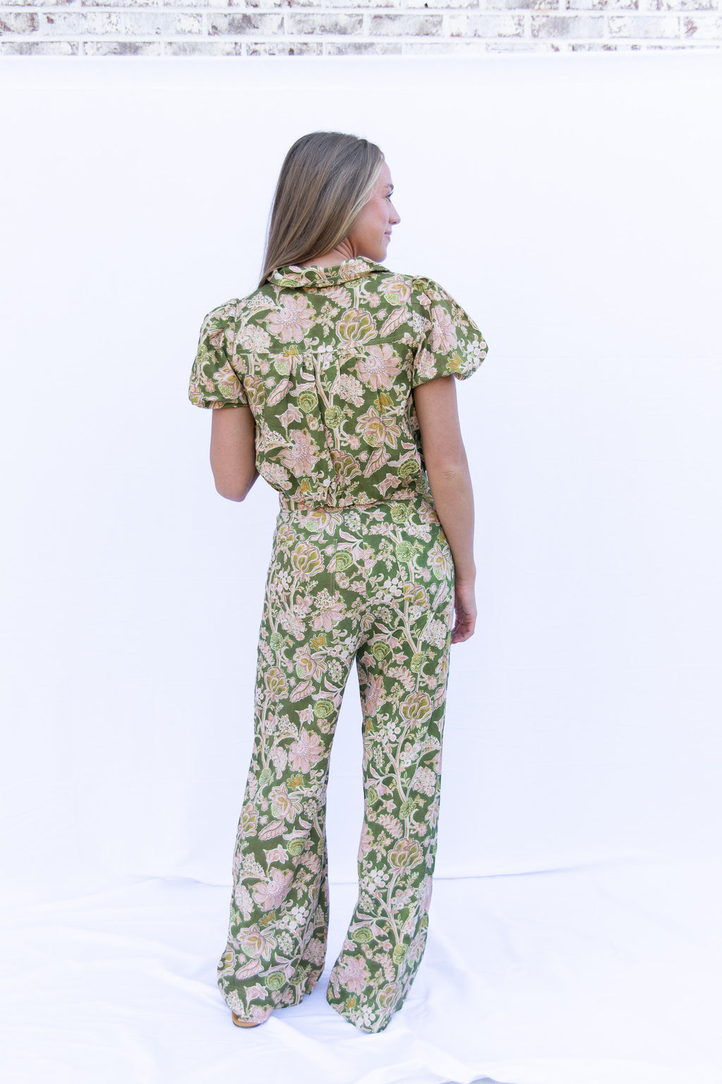 Claire Floral Wide Leg Pants