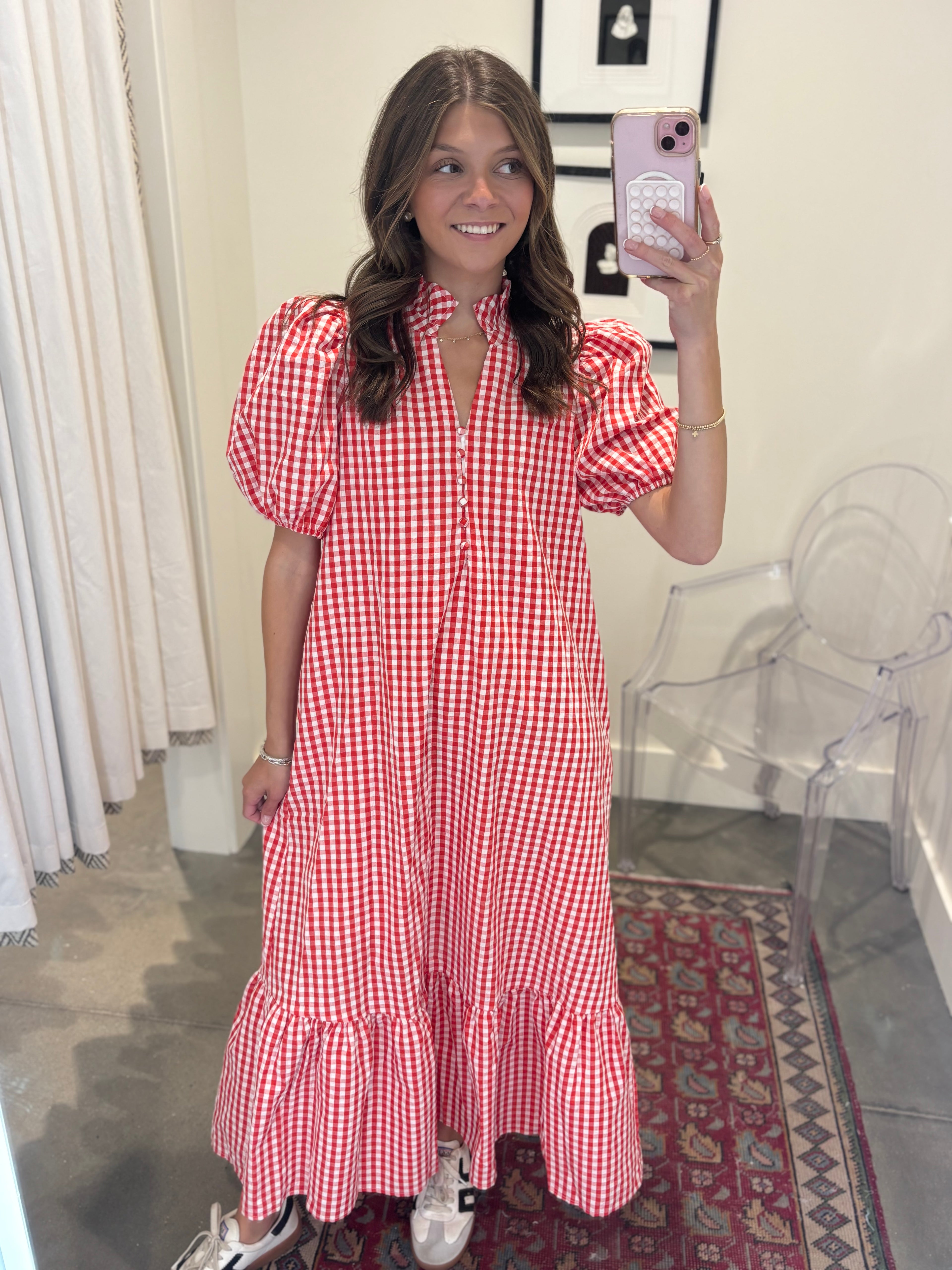 Gingham Maggie Dress