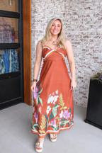 Sorella Tropic Border Maxi Dress
