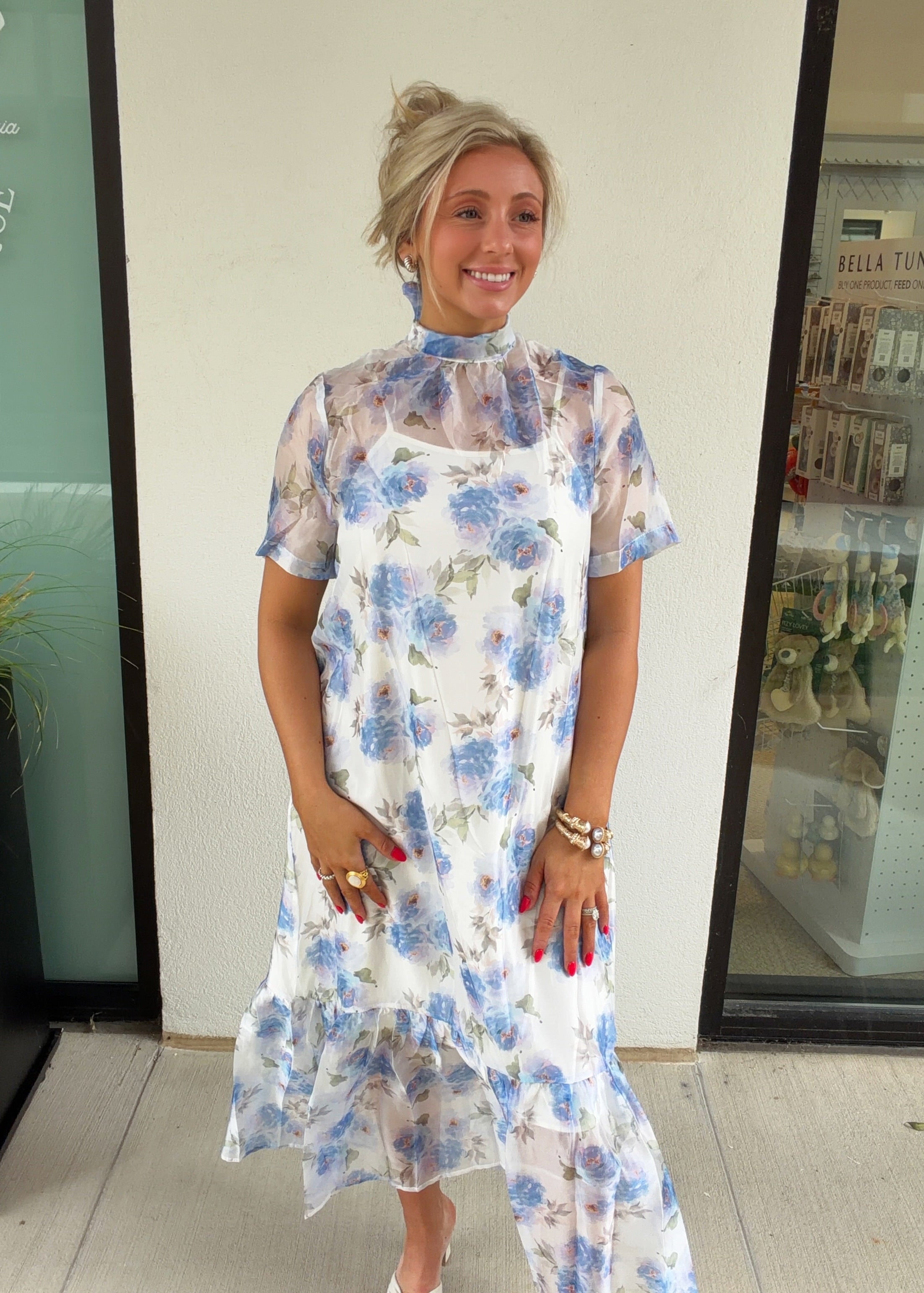 Camilla Sheer Dressy Midi Dress The Swank Company Camilla Sheer Dressy Midi Dress The Swank Company