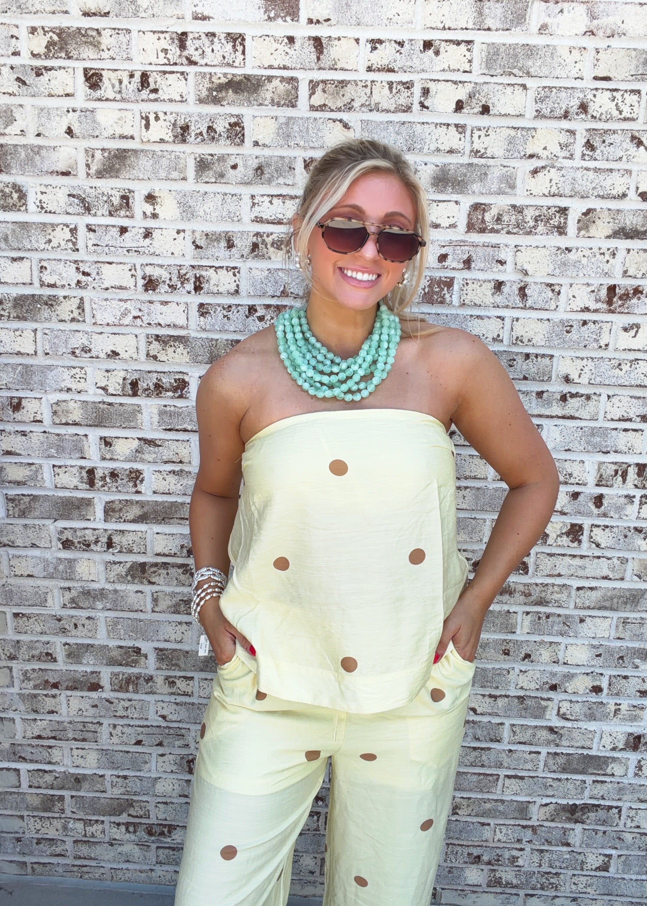 Iris Dot Tube Top