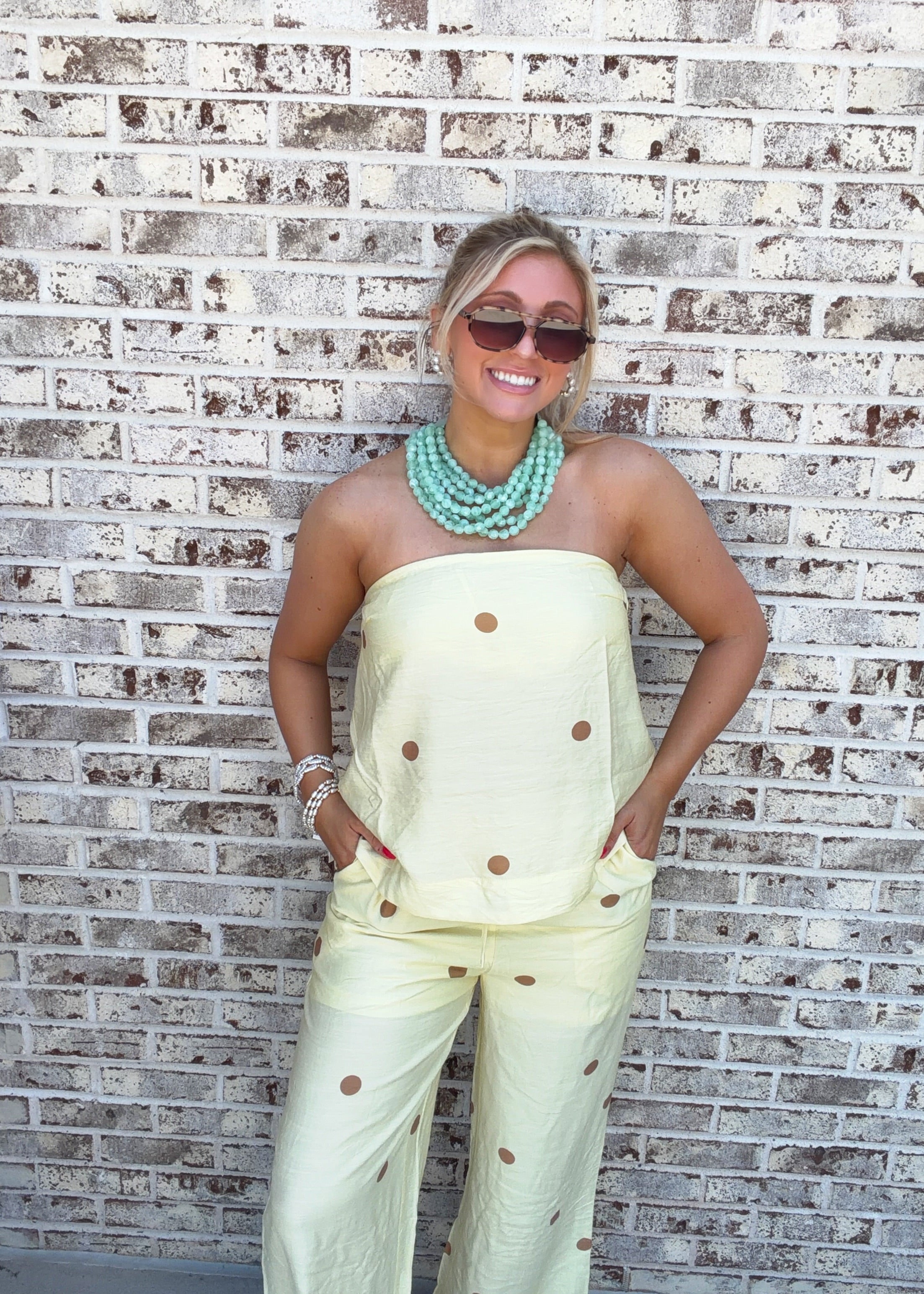 Iris Dot Tube Top