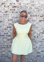 Savannah Ruched Waist Mini Dress