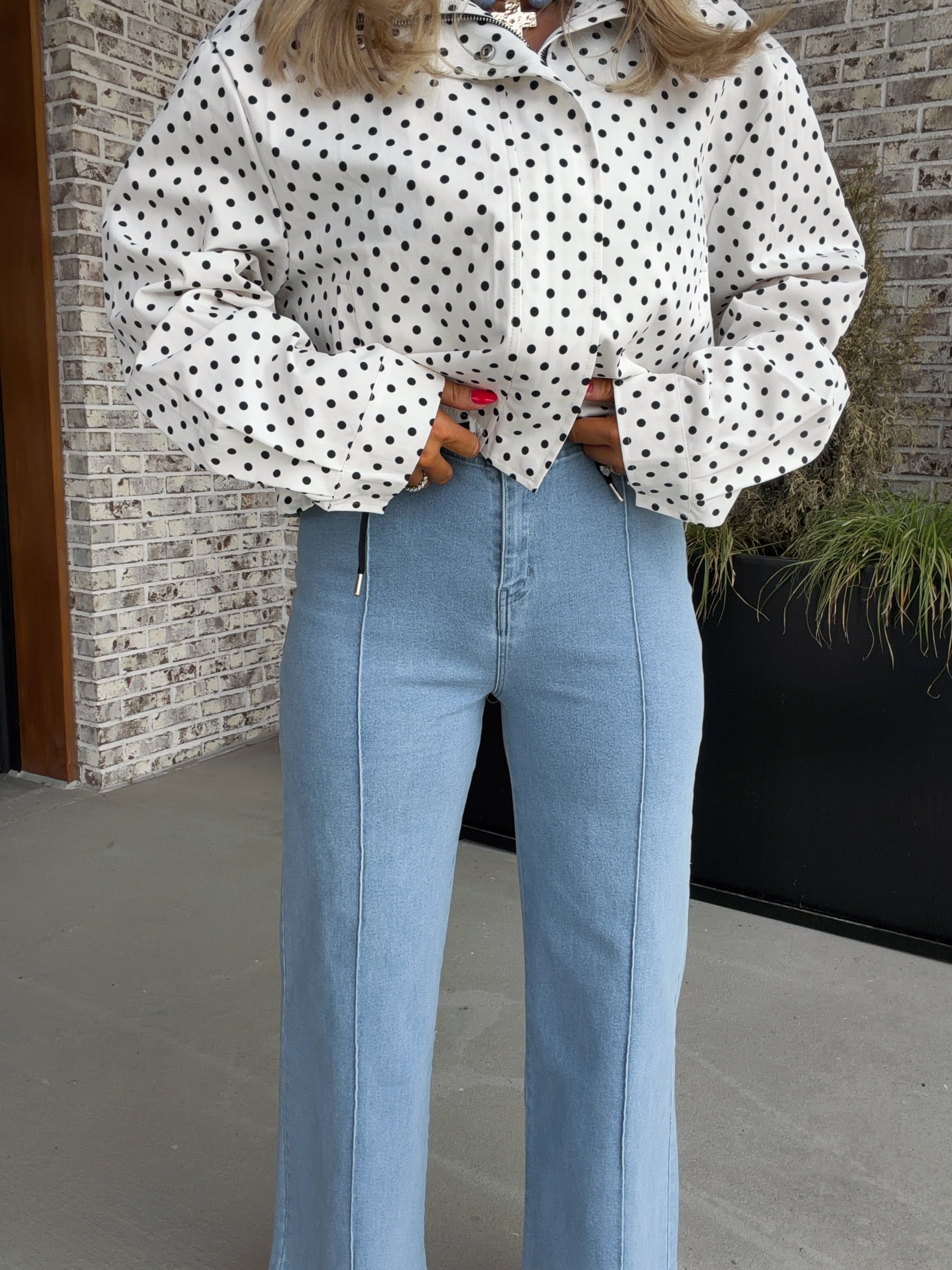 High-Waist Tailored Straight-Leg Pants