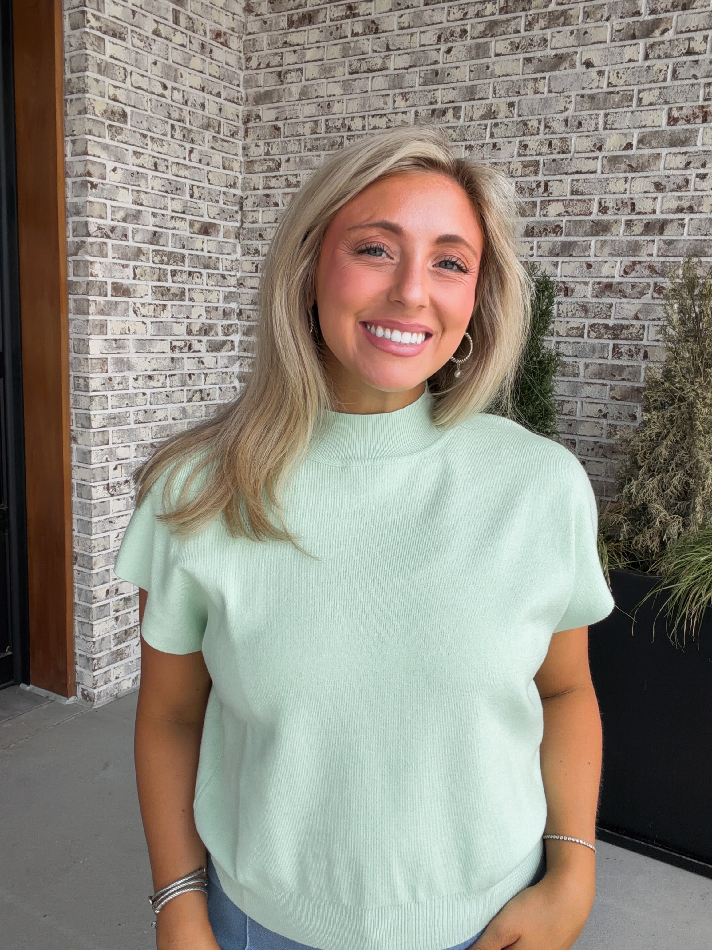 Marina Mock Neck Top