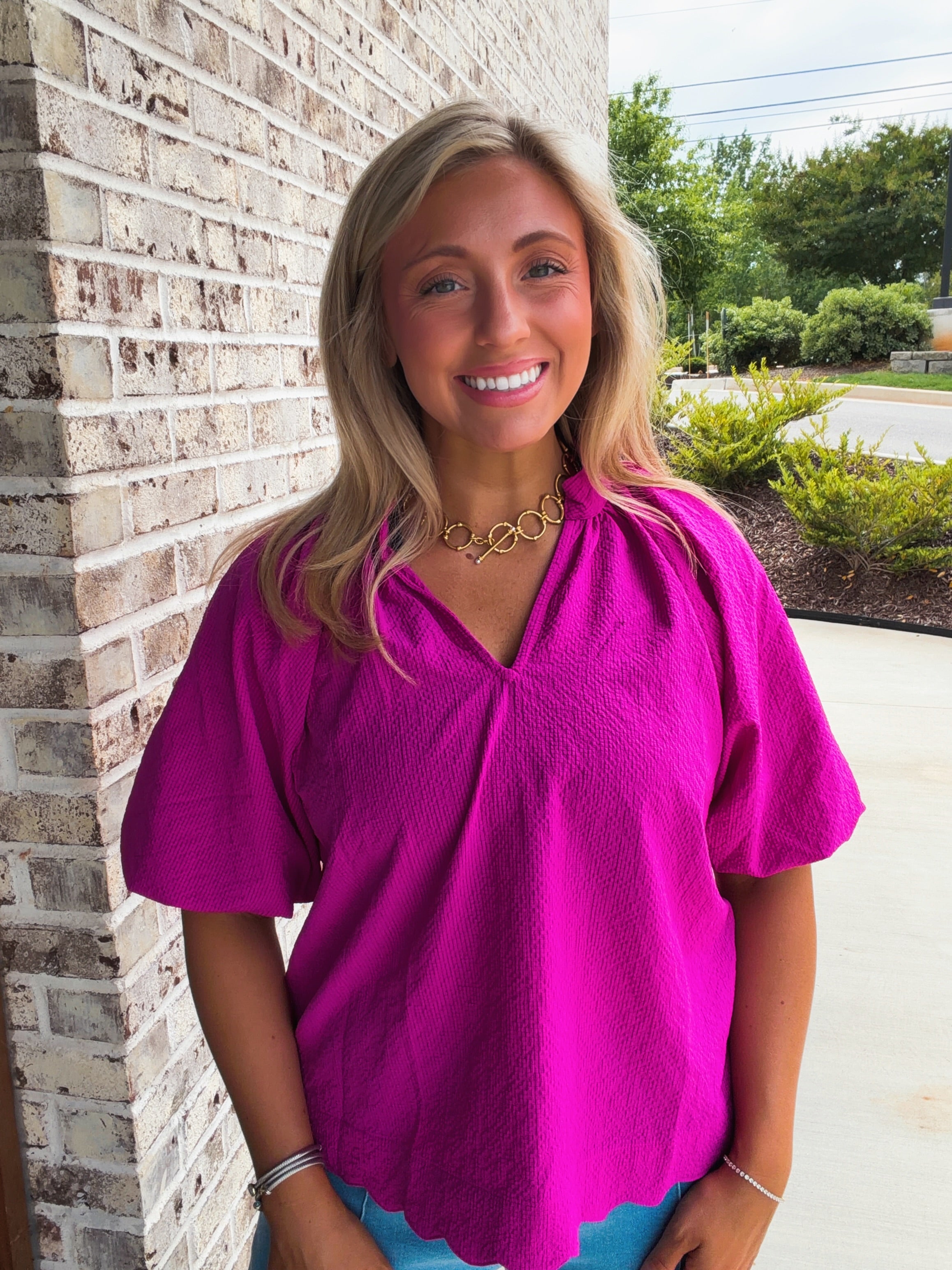 Floria V-Neck Top