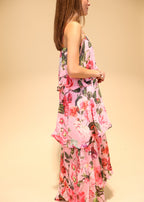Fiona Garden Cascade Maxi Dress
