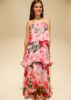 Fiona Garden Cascade Maxi Dress