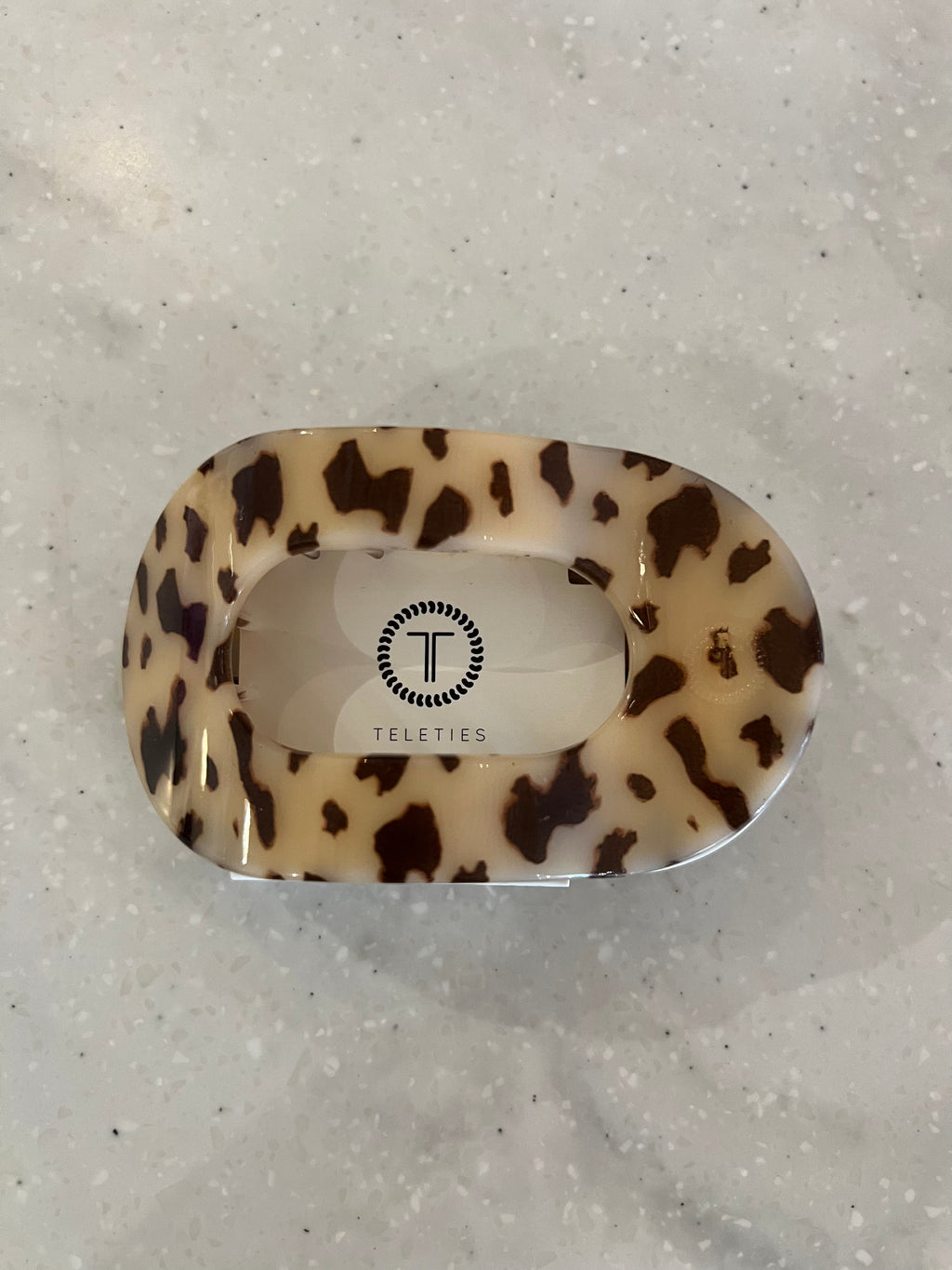 Teleties Large Flat Oval Clip