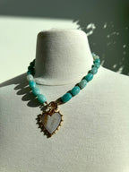 Pearl Accent Chunky Bead Necklace