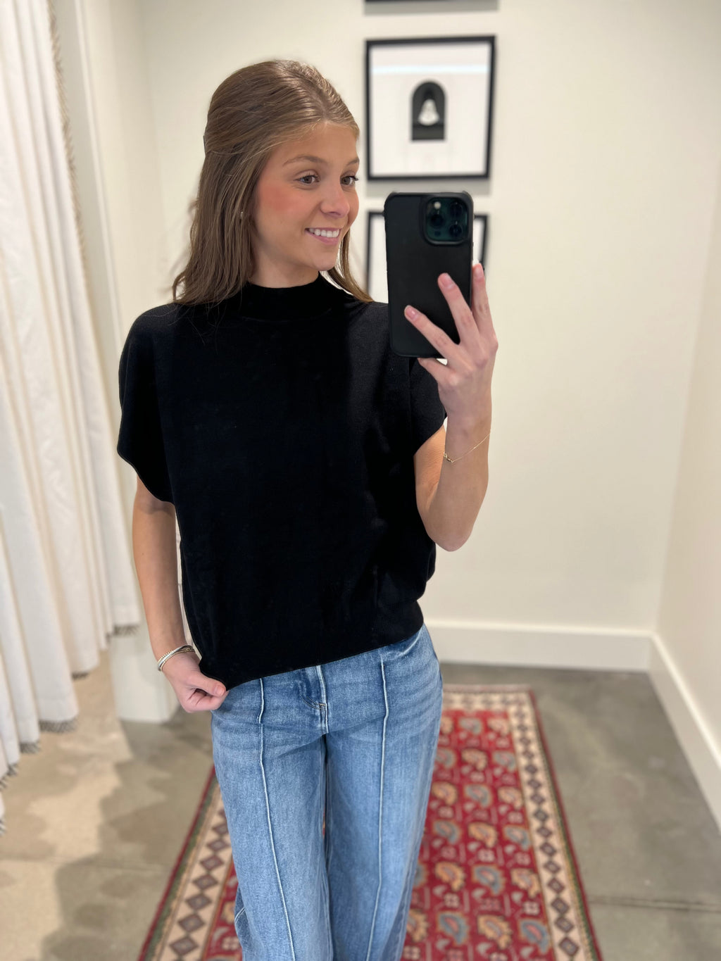 Marina Mock Neck Top