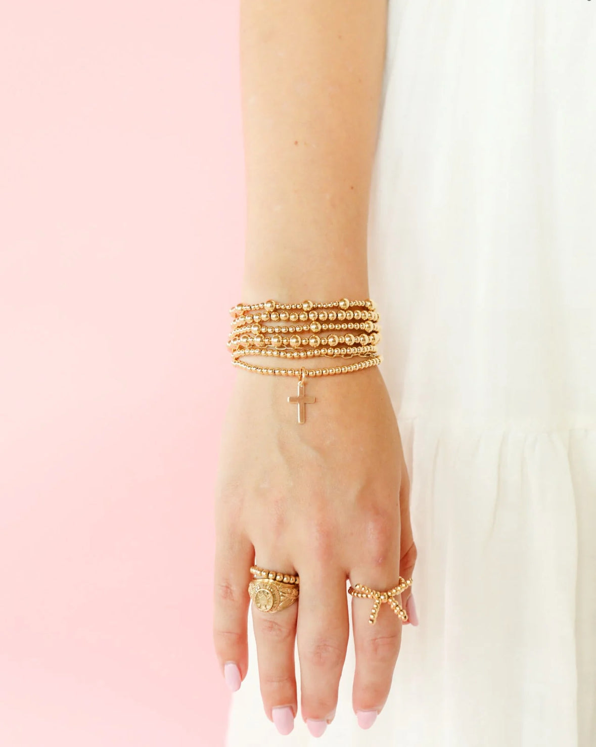 Petite Cross Bracelet