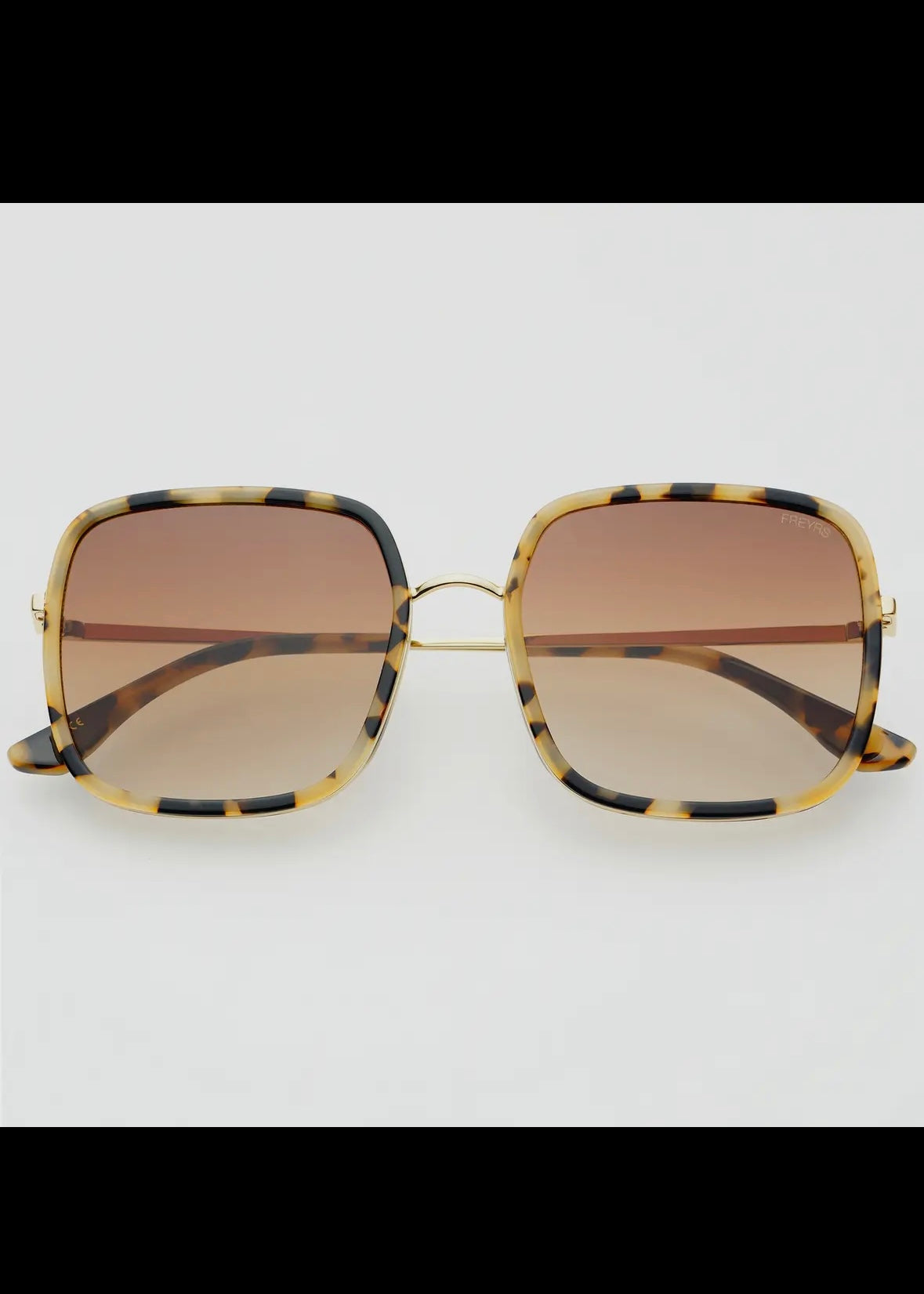 Cosmo Acetate Square Sunglasses-Milky Tortoise