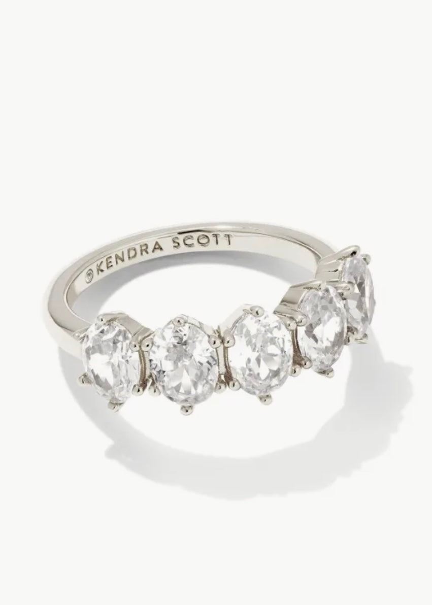 Cailin Crystal Band Ring