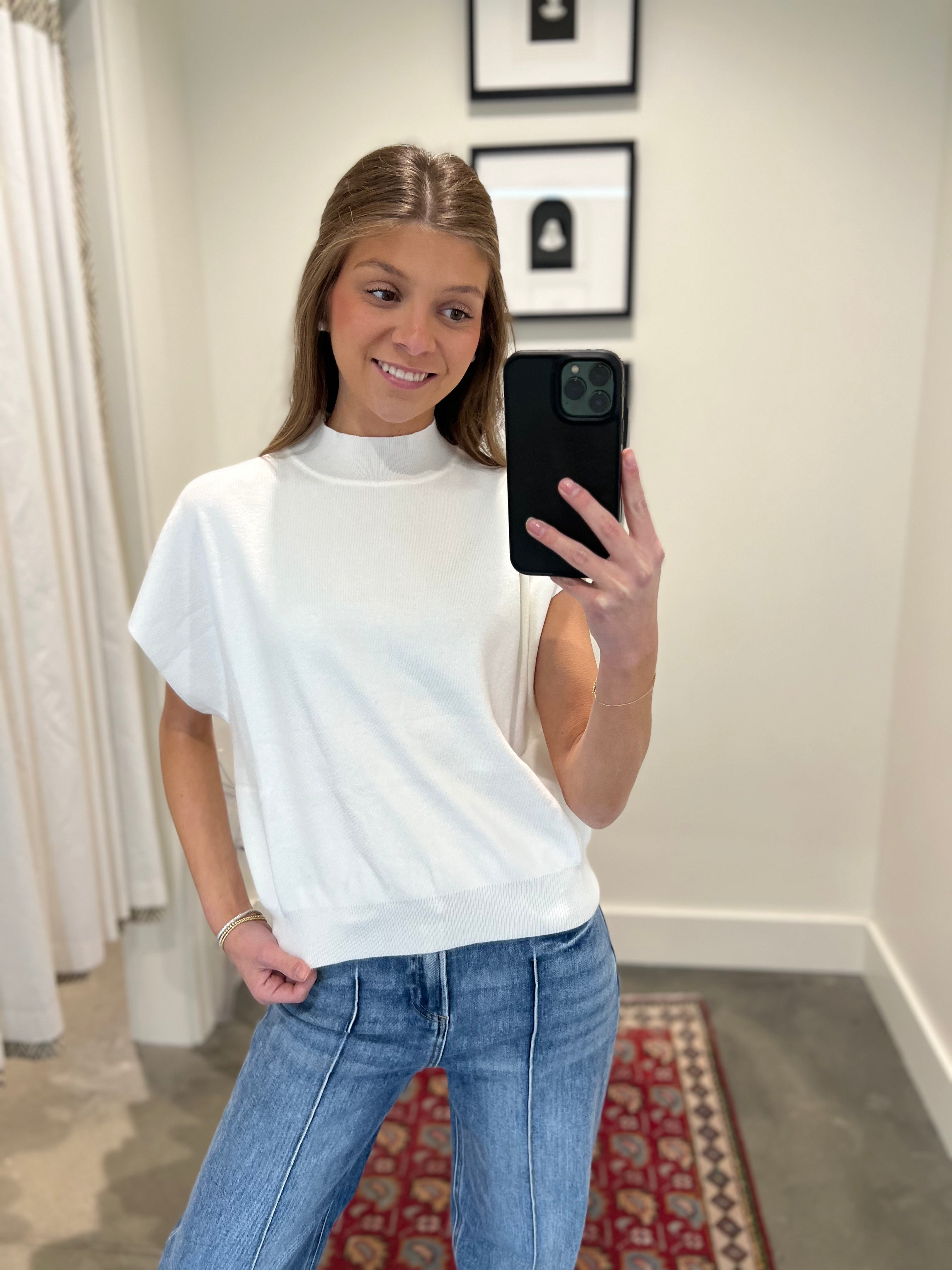 Marina Mock Neck Top