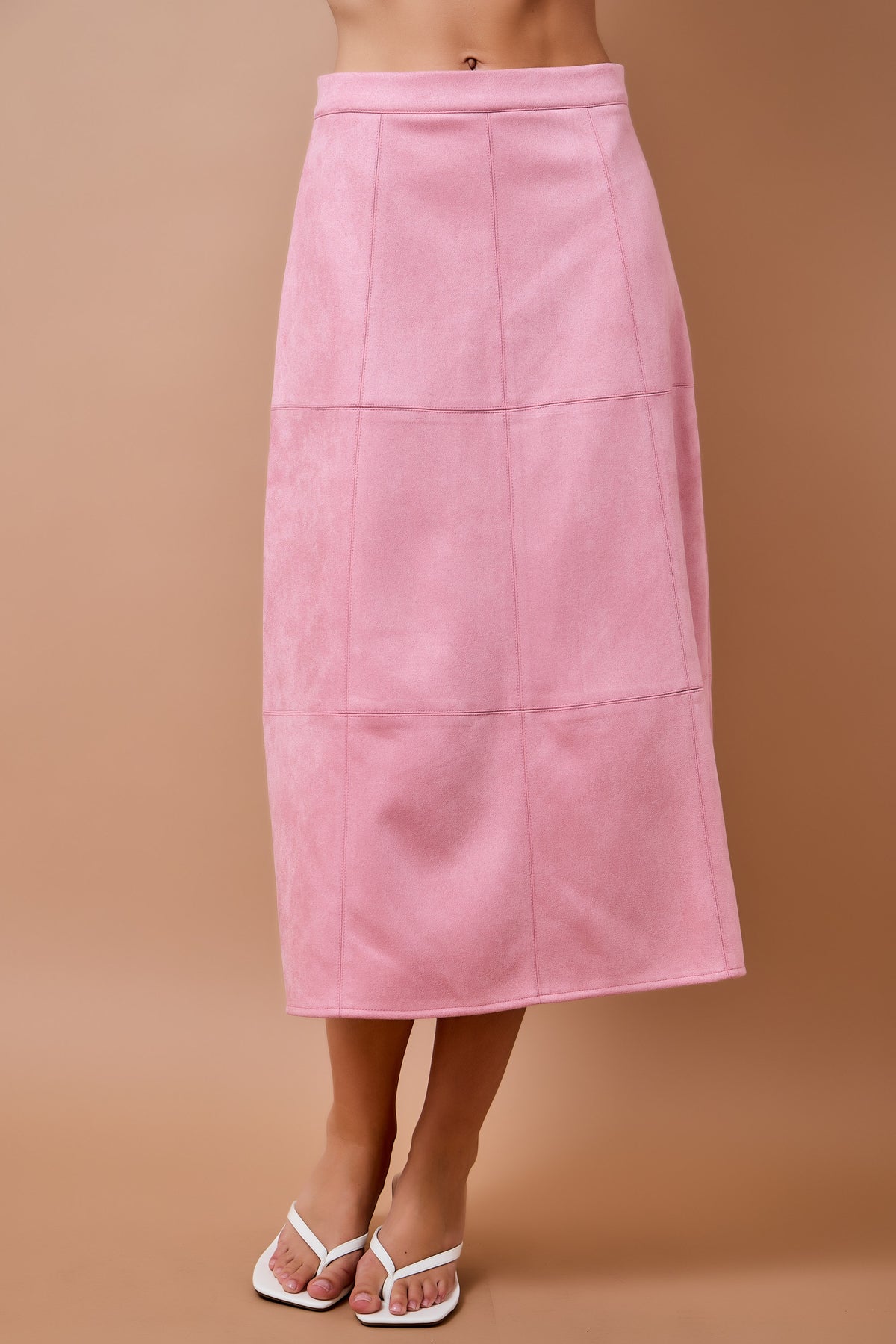 Sophia Soft Texture Midi Skirt