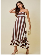 Pualene Flared Midi Dress