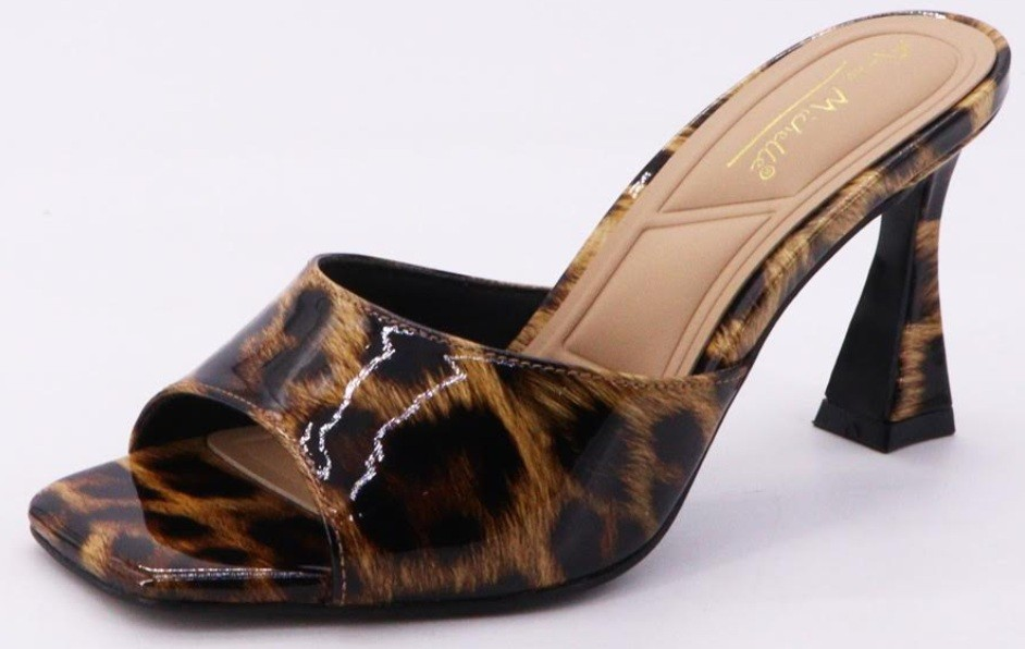 Emmie Leopard Mule Heel