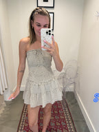 Helene Smocked Tube Dress