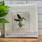 Blue Poppy Needlepoint Starter Kit