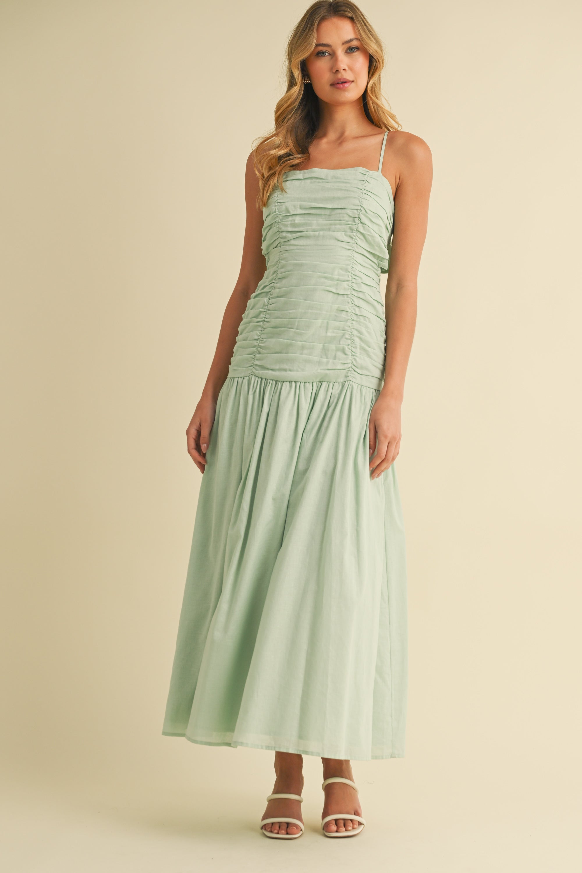 Mint Dropwaist Sundress