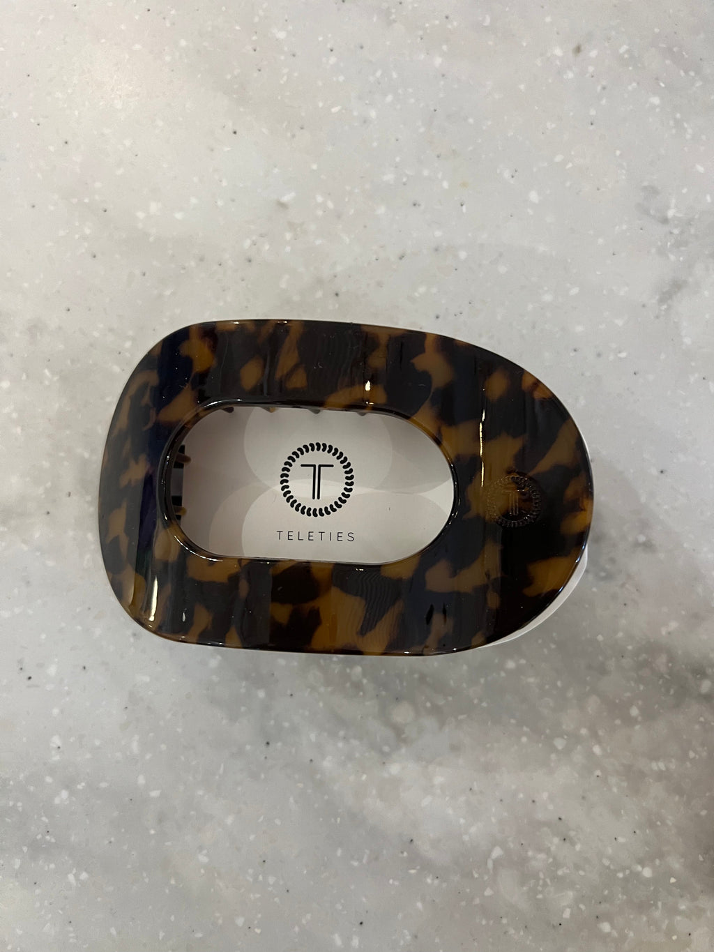 Teleties Large Flat Oval Clip