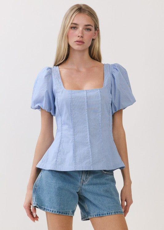 Miley Puff Sleeves Top