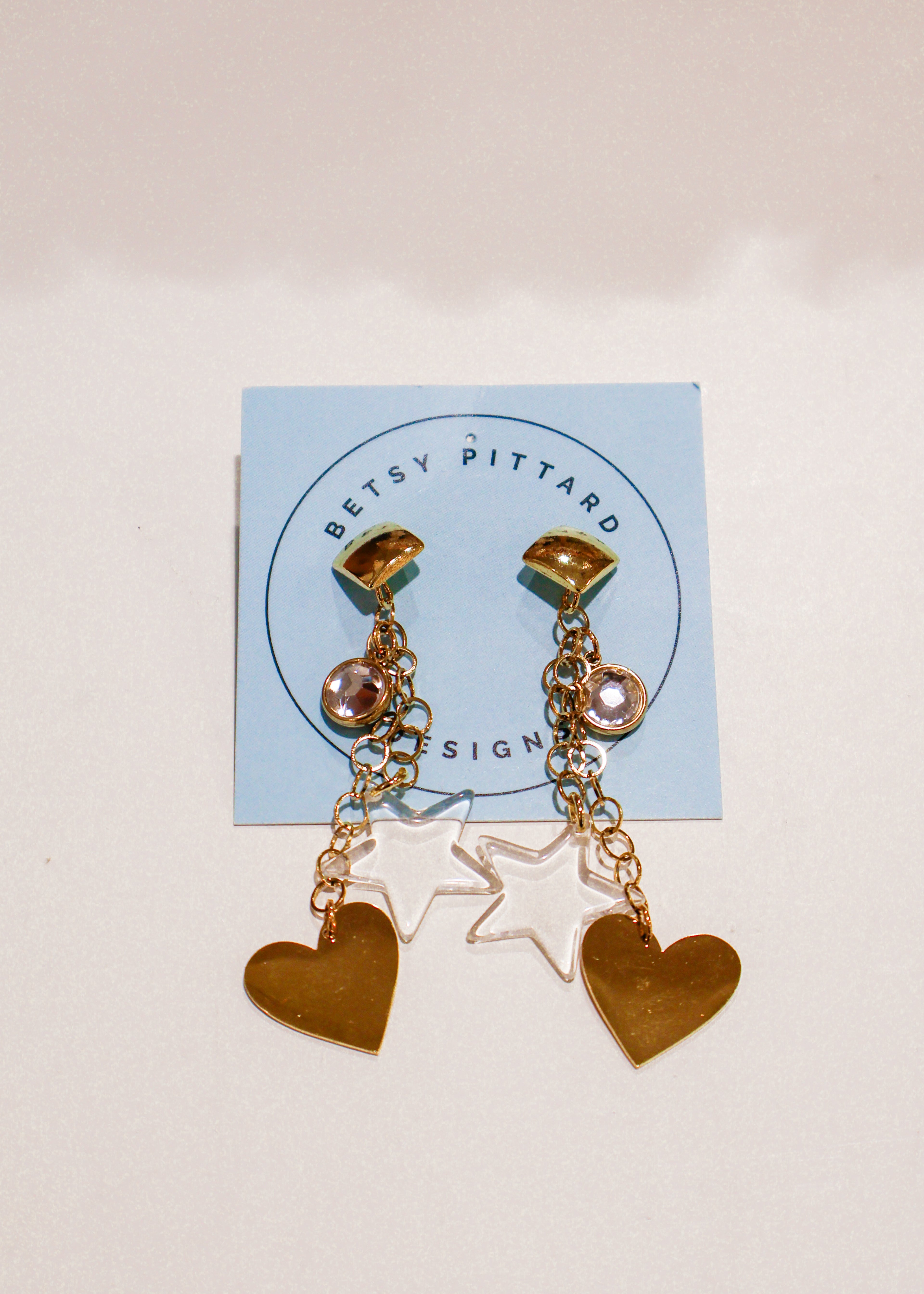 Euphoria Star+Heart Dangle Earrings