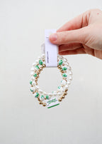 3 Row Pearl w/Mahjong Bracelet