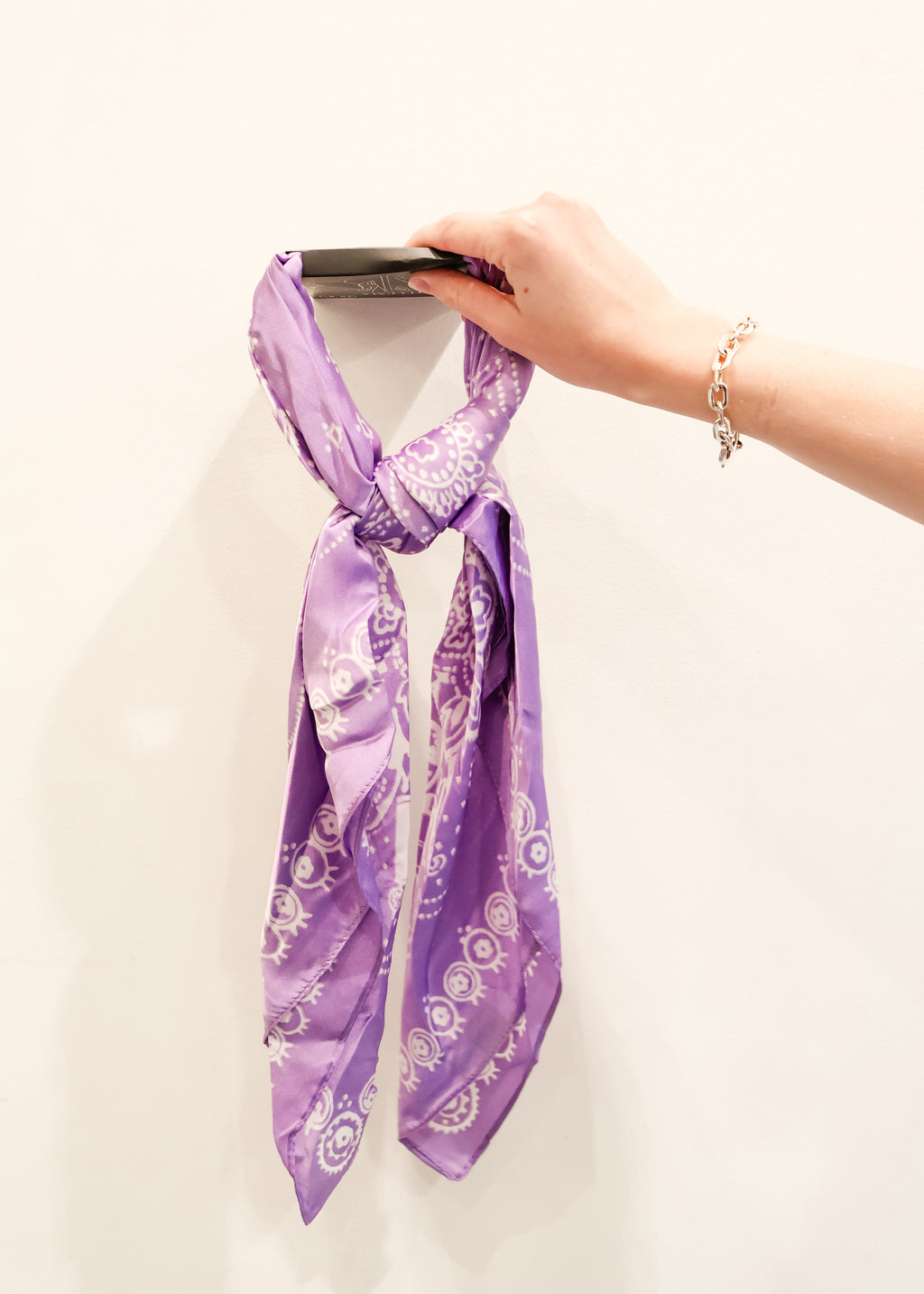 Arabesque Floral Print Bandana