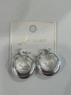 Metal Hollow Hoop Earrings
