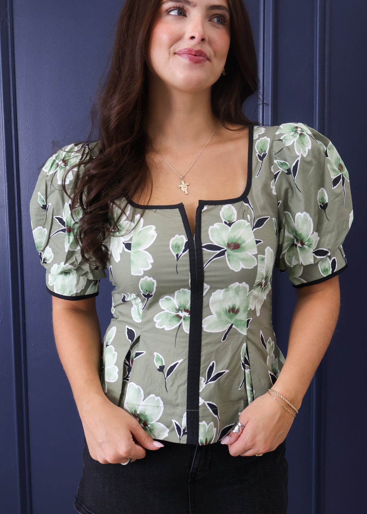 Clarissa Garden Square Top