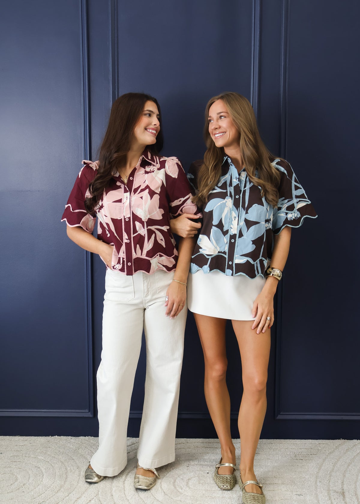 Corinne Floral Button Shirt