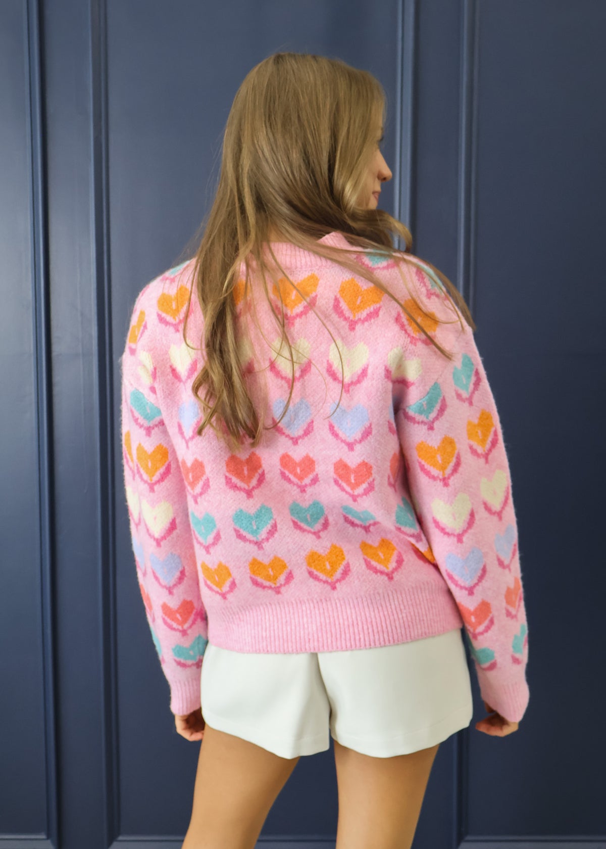 Haley Hearts Sweater