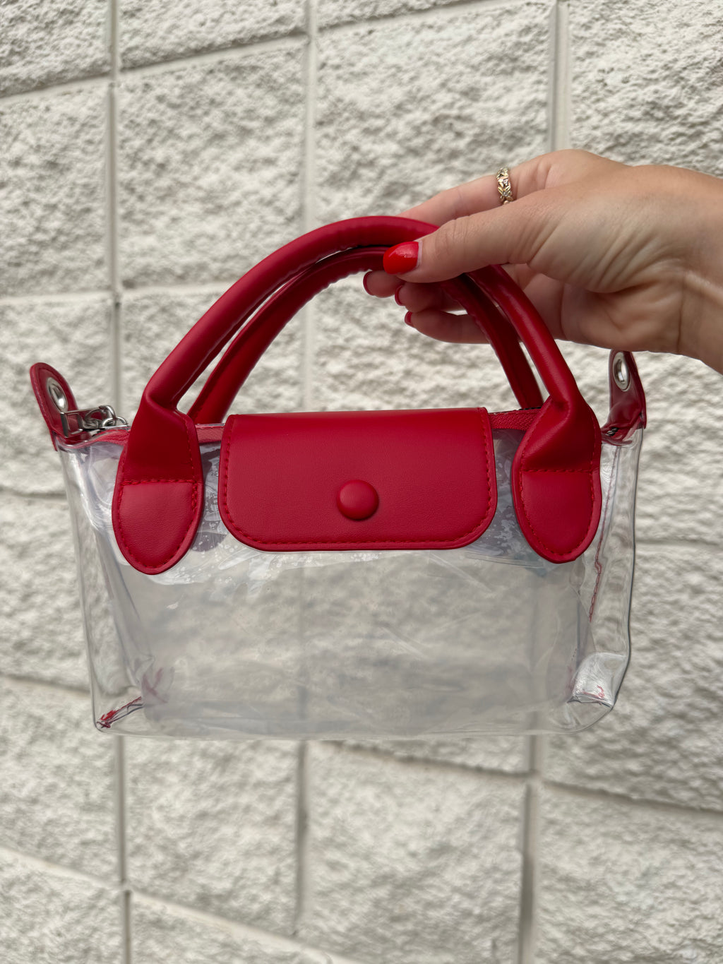 Clear Polly Crossbody Bag