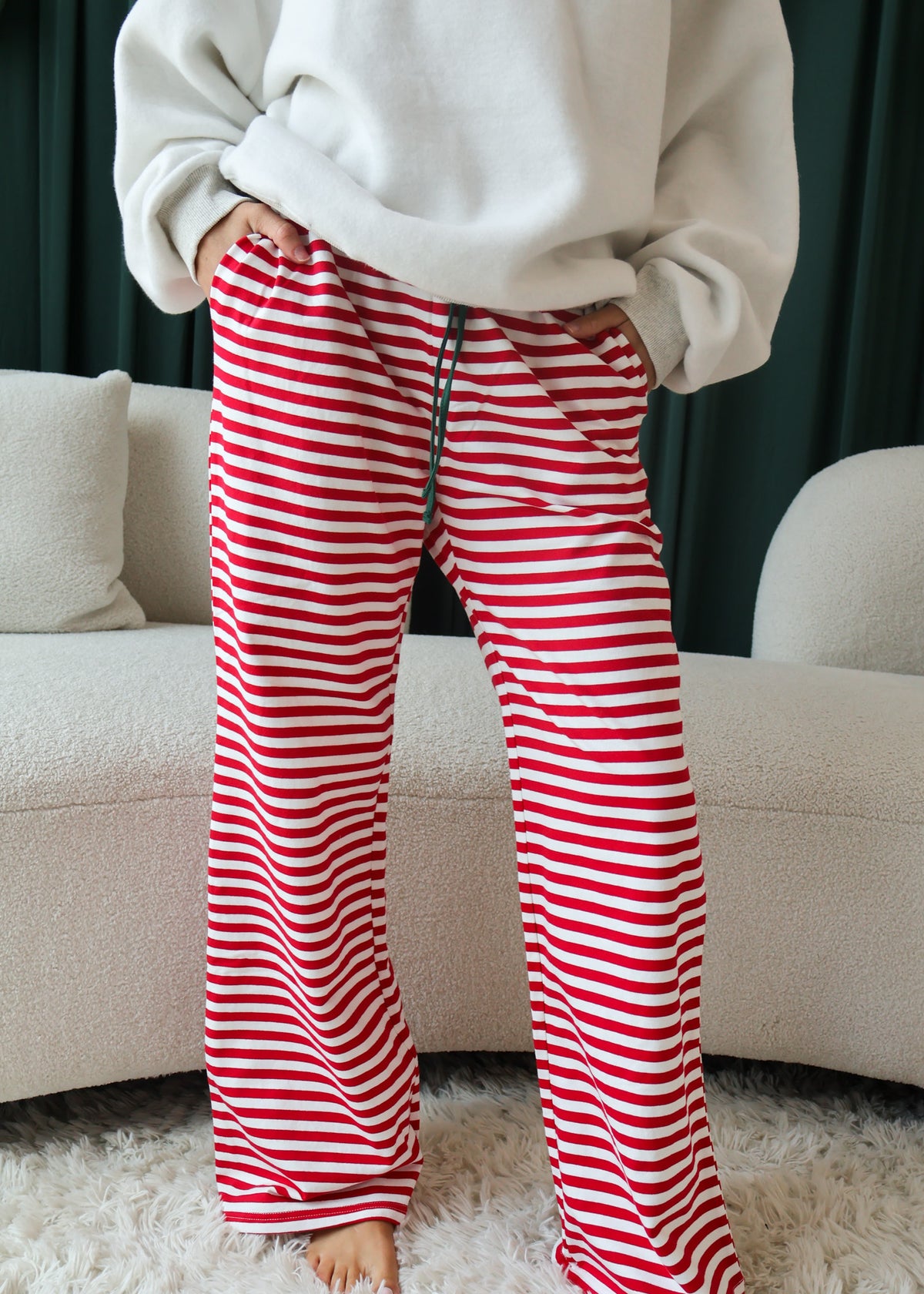 Christmas Striped Pants