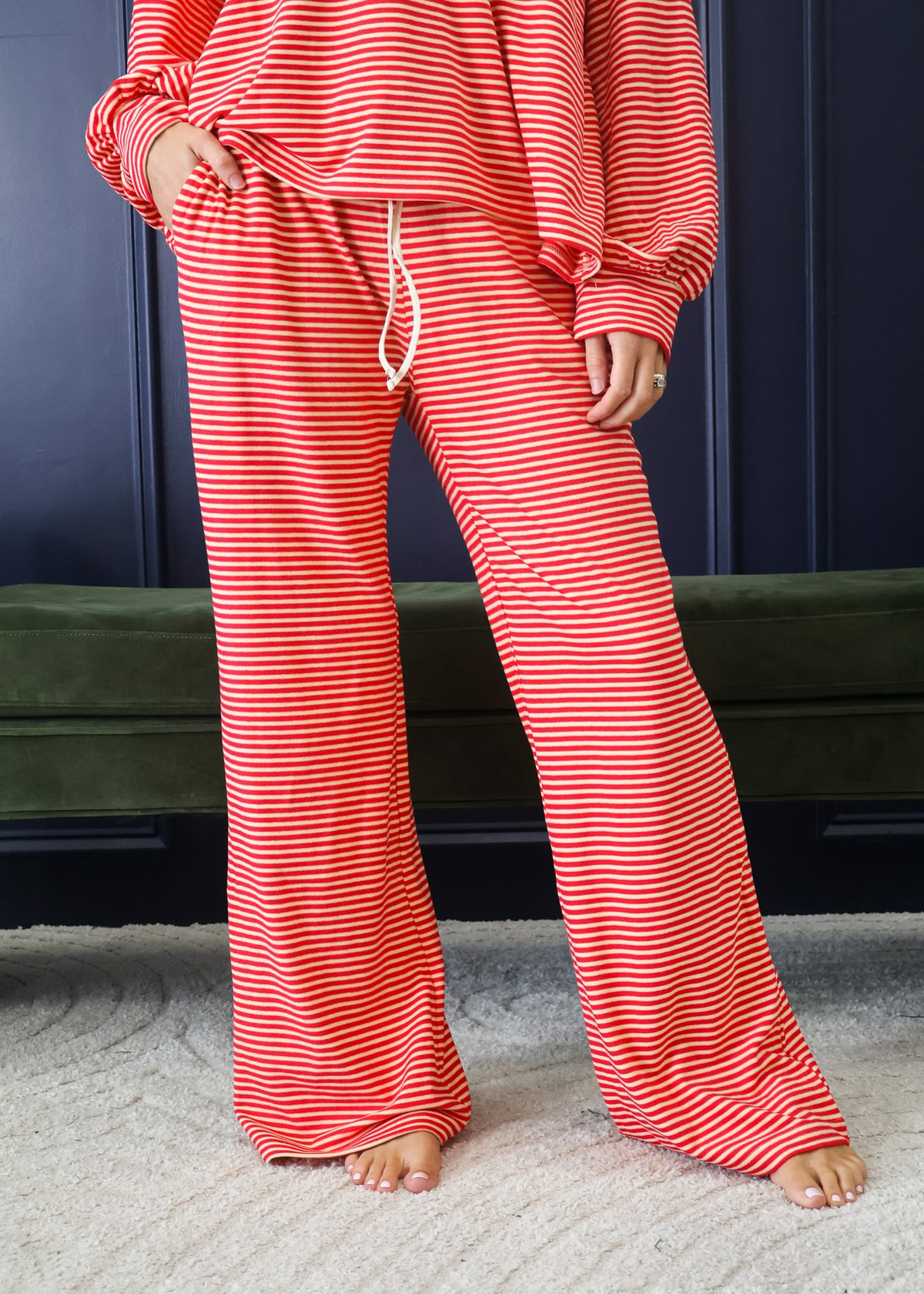 Delphine Striped Pant