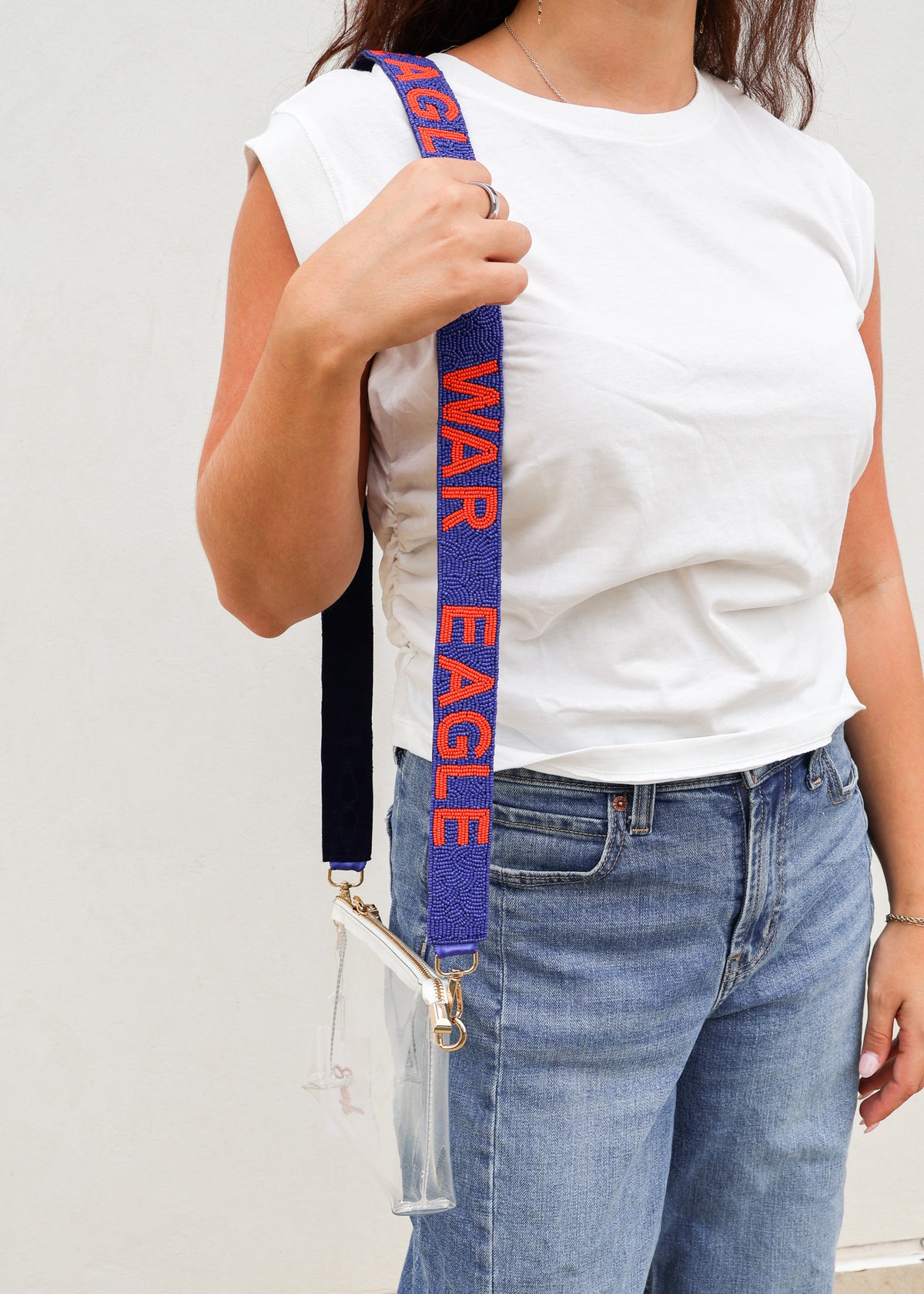 Auburn Beaded Purse Strap