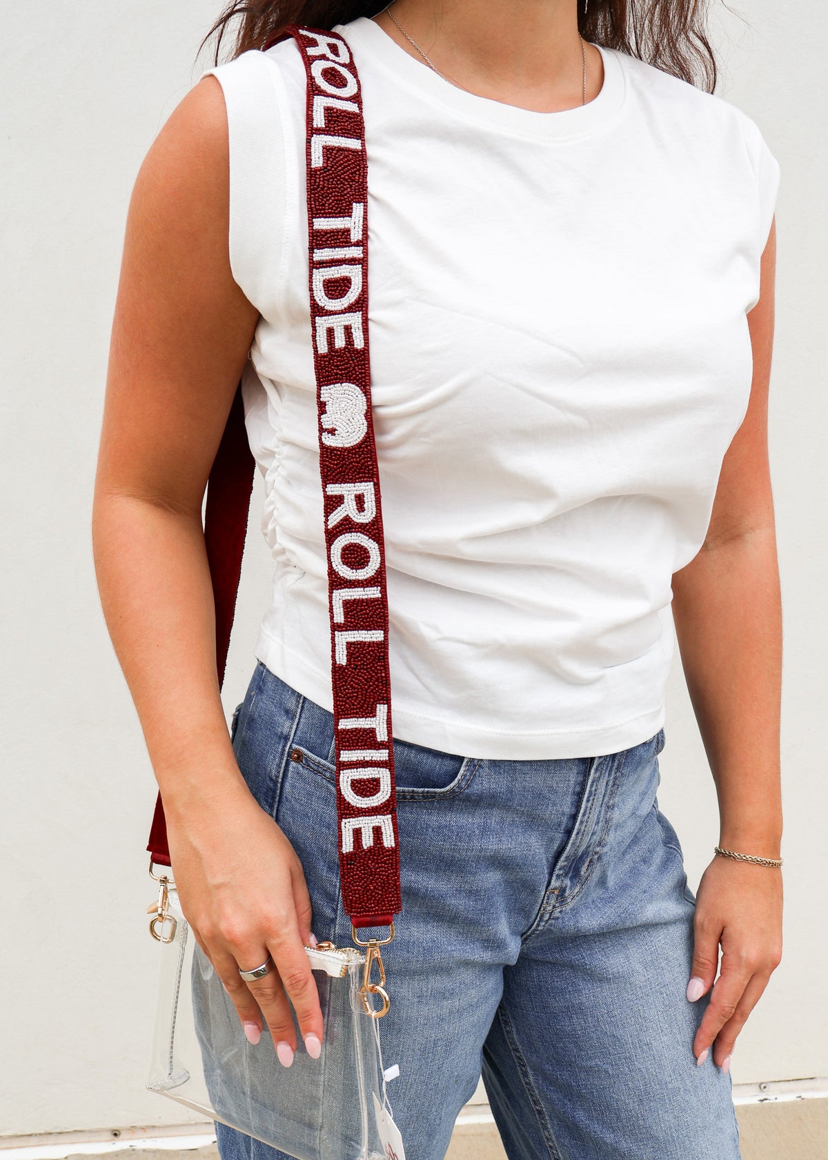 Alabama Beaded Purse Strap