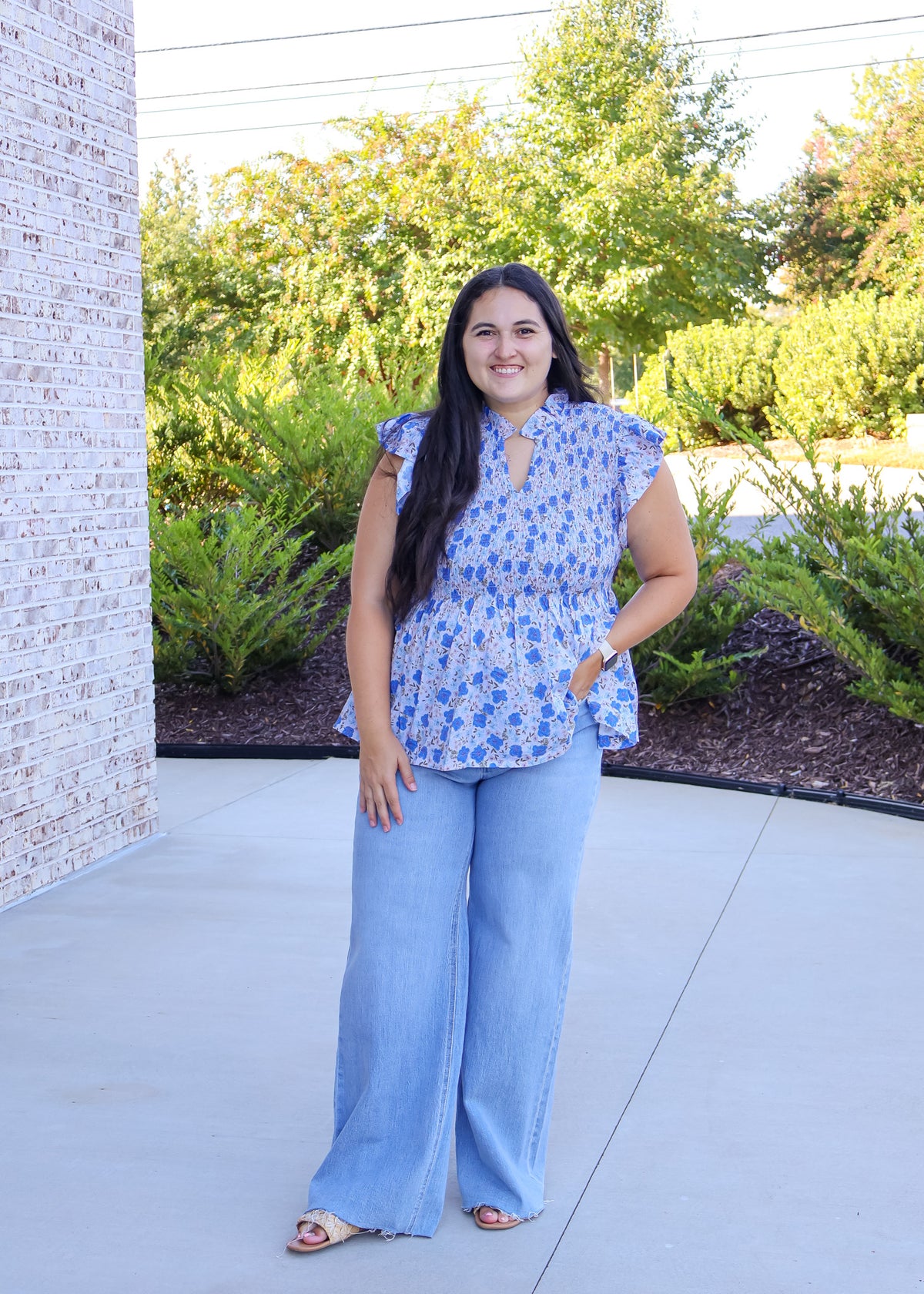 Meredith Meadow Smocked Top