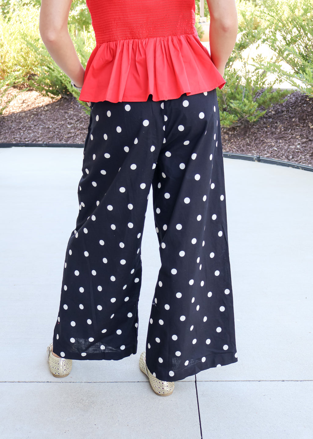 Paola Relaxed Polka Dot Pants