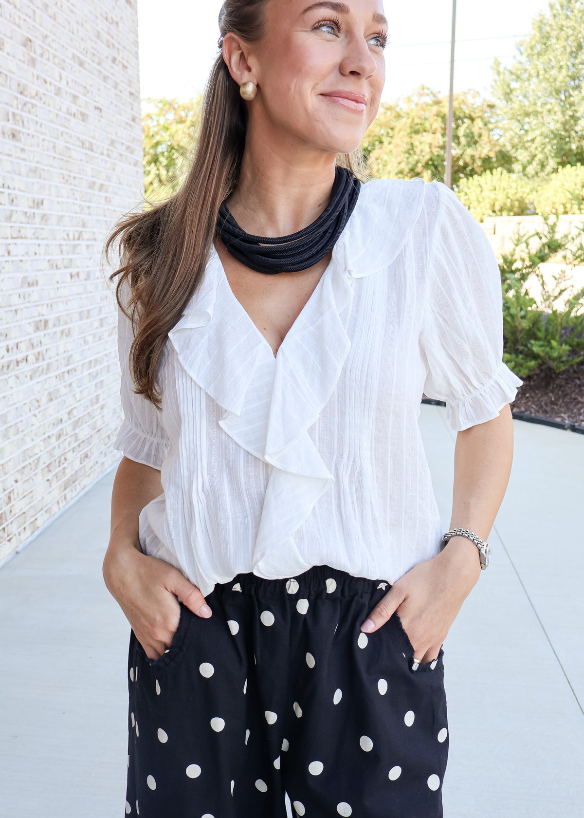 Henry Ruffle Blouse