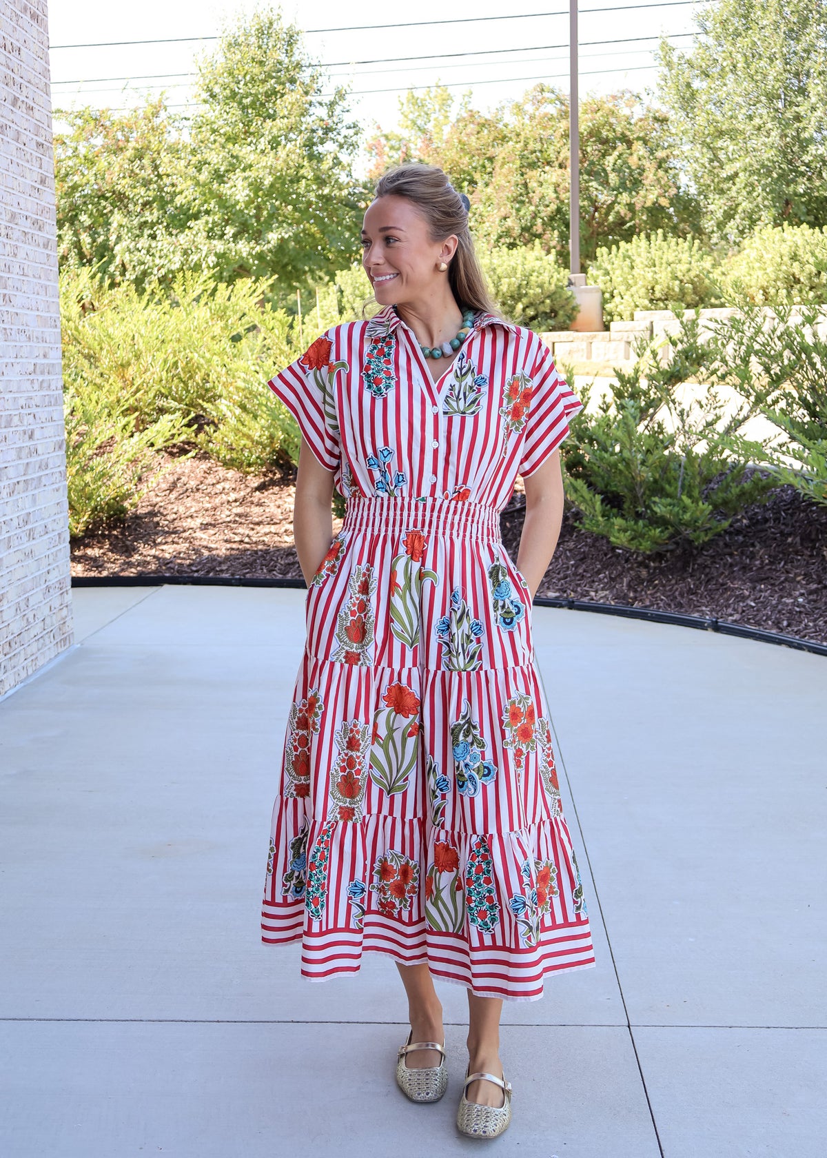 Celeste In Bloom Midi Dress
